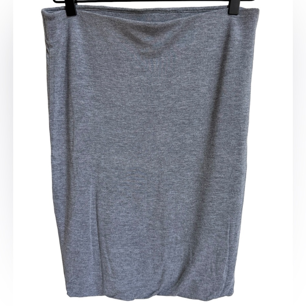 Jersey cotton pencil skirt